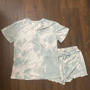 Tie dye pajama set